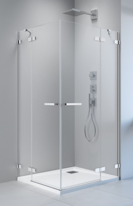 Radaway Arta drzwi prysznicowe 52 cm lewe chrom/szkło przezroczyste 386420-03-01L