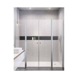 Radaway Eos DWD II ścianki prysznicowe 103 cm chrom/szkło przezroczyste 13799103-01-01