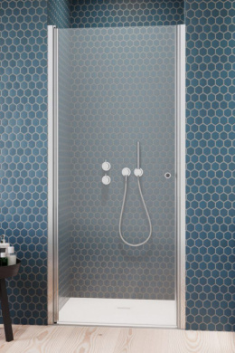Radaway Eos DWJ I drzwi prysznicowe 100 cm wnękowe lewe chrom/szkło przezroczyste 137923-01-01L