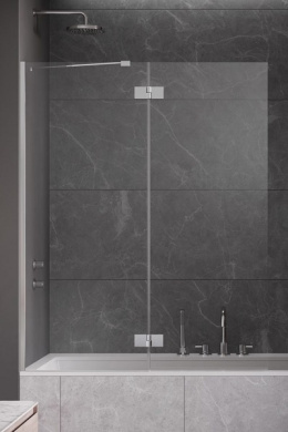 Radaway Essenza New PND II parawan nawannowy 110 cm lewy chrom/szkło przezroczyste 110002110-01-01L