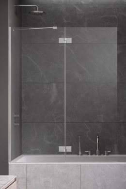 Radaway Essenza New PND II parawan nawannowy 120 cm lewy chrom/szkło przezroczyste 110002120-01-01L