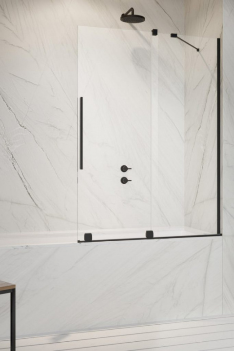 Radaway Furo Black PND II drzwi parawanu 2-częściowy 10109688-54-01L