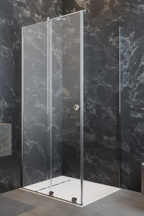 Radaway Furo KDJ RH drzwi prysznicowe 44,2 cm lewe chrom/szkło przezroczyste 10104442-01-01LU