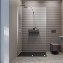 Radaway Furo SL Walk-In drzwi prysznicowe 53,8 cm prawe chrom połysk/szkło przezroczyste 10306538-01-01R