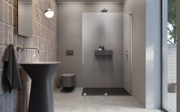 Radaway Furo SL Walk-in drzwi prysznicowe 58,8 cm prawe chrom/szkło przezroczyste 10306588-01-01R