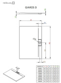 Radaway Giaros brodzik prostokątny 140x90 cm biały MKGD1490-03
