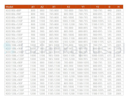 Radaway Idea Black KDD drzwi prysznicowe 90 cm lewe czarny mat/szkło przezroczyste 387060-54-01L
