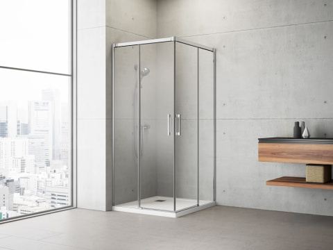 Radaway Idea KDD drzwi prysznicowe 100 cm lewe chrom/szkło przezroczyste 387062-01-01L