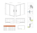 Wpisz KOD: PROMO - 10% Radaway Idea PN DWJ parawan nawannowy 140x150 cm lewy chrom/szkło przezroczyste 10003140-01-01L