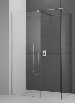 Radaway Modo New II Walk-In ścianka 110 cm chrom/szkło przezroczyste 389114-01-01