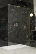 Radaway Modo SL Gold II Walk-In ścianka prysznicowa 80 cm prawa wolnostojąca złoty połysk/szkło przezroczyste 10319084-09-01R