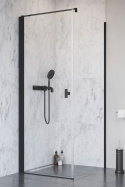 Radaway Nes Black KDJ I drzwi prysznicowe 90 cm prawe czarny mat/szkło przezroczyste 10022090-54-01R
