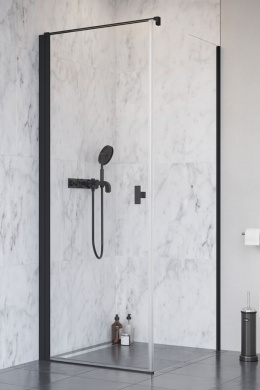 Radaway Nes Black KDJ I drzwi prysznicowe 90 cm prawe czarny mat/szkło przezroczyste 10022090-54-01R