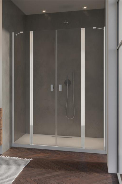 Radaway Nes DWD II ścianki prysznicowe 77 cm chrom/szkło przezroczyste 10041077-01-01 Radaway Nes DWD II ścianki prysznicowe 77 cm chrom/szkło przezroczyste 10041077-01-01