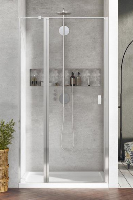 Radaway Nes DWJ II drzwi prysznicowe 100 cm lewe chrom/szkło przezroczyste 10036100-01-01L