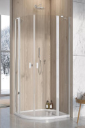 Radaway Nes PDD II kabina prysznicowa część prawa 100x100 cm półokrągła 10030100-01-01R
