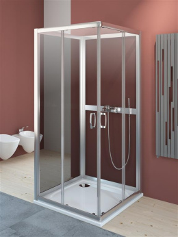 Radaway Premium Plus 2S komplet ścianek tylnych 90 cm szkło Fabric 33433-01-06N
