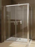 Radaway Premium Plus DWD drzwi wnękowe 150 cm chrom/szkło przezroczyste 33393-01-01N