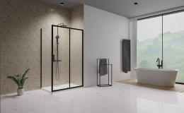 Radaway Premium Pro KDJ drzwi prysznicowe 100 cm rozsuwane chrom połysk/szkło przezroczyste 1015100-01-01R