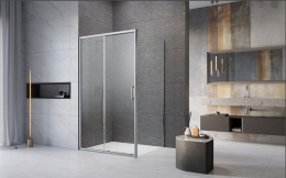 Radaway Premium Pro KDJ drzwi prysznicowe 120 cm rozsuwane chrom połysk/szkło przezroczyste 1015120-01-01L