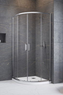 Radaway Premium Pro PDD komplet 2 ścianek prysznicowych do kabiny 90x90 cm chrom połysk/szkło przezroczyste 1013200-01-01