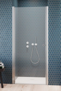 Radaway Eos DWJ I drzwi prysznicowe 70 cm wnękowe prawe chrom/szkło przezroczyste 137983-01-01R
