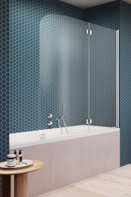 Radaway Eos PND II drzwi parawanu 130 cm 2-częściowy chrom połysk/szkło przezroczyste 1206213-01L