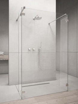 Radaway Euphoria Walk-In ścianka prysznicowa 130 cm frontowa W4 chrom/szkło przezroczyste 130 383145-01-01