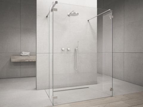 Radaway Euphoria Walk-In ścianka prysznicowa 140 cm frontowa W4 chrom/szkło przezroczyste 383146-01-01