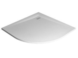 Radaway Kyntos A brodzik 90x90 cm półokrągły biały HKA9090-04