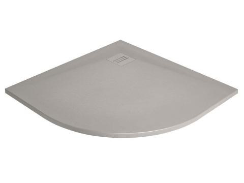 Radaway Kyntos A brodzik 90x90 cm półokrągły cemento HKA9090-74 Radaway Kyntos A brodzik 90x90 cm półokrągły cemento HKA9090-74
