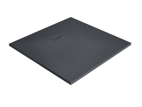 Radaway Kyntos C brodzik 90x90 cm kwadratowy konglomeratowy antracyt HKC9090-64