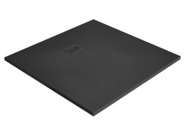 Radaway Kyntos C brodzik 90x90 cm kwadratowy konglomeratowy czarny HKC9090-54