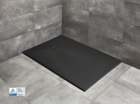 Radaway Kyntos F brodzik 100x70 cm prostokątny konglomeratowy czarny HKF10070-54 Radaway Kyntos F brodzik 100x70 cm prostokątny konglomeratowy czarny HKF10070-54