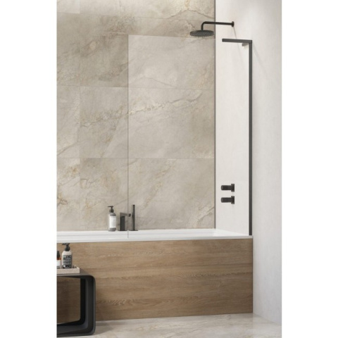 Wpisz KOD: PROMO - 10% Radaway Modo SL Brushed Gunmetal PNJ II parawan nawannowy 70 cm 1-częściowy Brushed GunMetal/szkło przezroczyste 10316070-92-01R