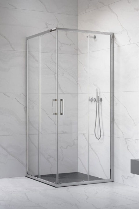 Radaway Premium Pro KDD kabina prysznicowa część lewa 90x90 cm kwadratowa chrom połysk/szkło przezroczyste 1017090-01-01L