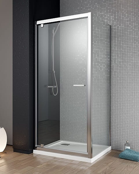 Radaway Twist DW drzwi wnękowe 80 cm chrom/szkło przezroczyste 382001-01