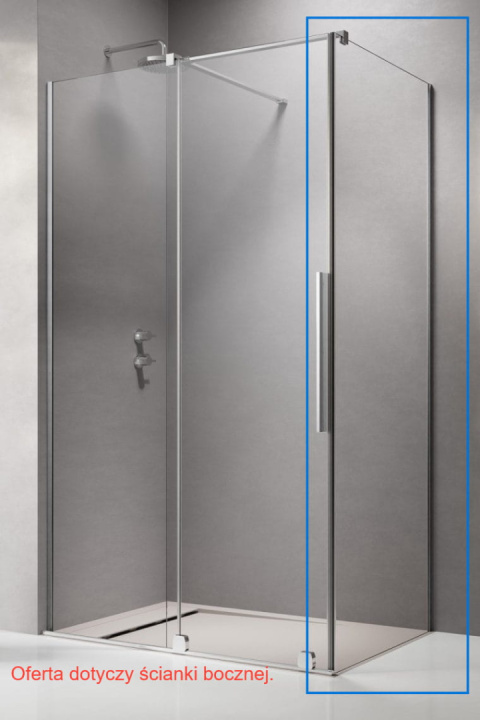 Radaway ścianka prysznicowa 120 cm szkło przezroczyste 10113120-01-01 Radaway ścianka prysznicowa 120 cm szkło przezroczyste 10113120-01-01