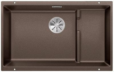 BLANCO SUBLINE 700-U zlewozmywak Level kawowy z koszykiem stalowym i korkiem InFino 523461