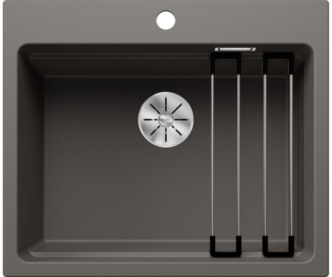BLANCO Zlewozmywak granitowy Etagon 6 510x600 Silgranit Wulkaniczny szary 527259