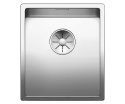 Blanco Claron 340-U Zlewozmywak stalowy jednokomorowy 38x44 cm z korkiem InFino stalowy Durinox 523384