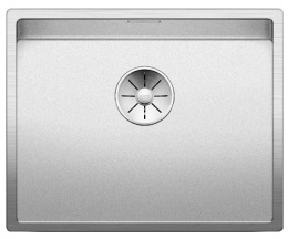 Blanco Claron 500-U Zlewozmywak stalowy jednokomorowy 54x44 cm z korkiem InFino stalowy Durinox 523386