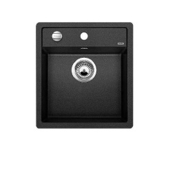 Blanco Dalago 45-F Zlewozmywak granitowy jednokomorowy 45,5x50 cm z korkiem automatycznym antracytowy 517166