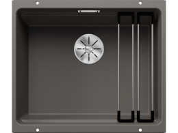 Blanco Etagon 500-U Zlewozmywak granitowy jednokomorowy 53x46 cm wulkaniczny szary 527258