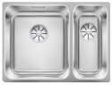 Blanco Solis 340/180-U Zlewozmywak stalowy półtorakomorowy lewy 58,5x44 cm 526129