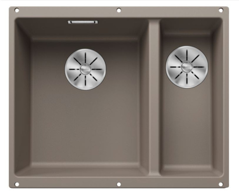 Blanco Subline 340/160-U Zlewozmywak granitowy półtorakomorowy lewy 55,5x40 cm tartufo 523556