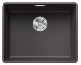 Blanco Subline 500-F Zlewozmywak granitowy jednokomorowy 52,7x42,7 cm szarość skały 523533