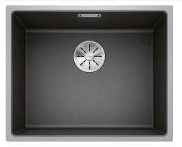 Blanco Subline 500-IF SteelFrame Zlewozmywak granitowy jednokomorowy 54,3x44,3 cm antracyt/stalowy 524107