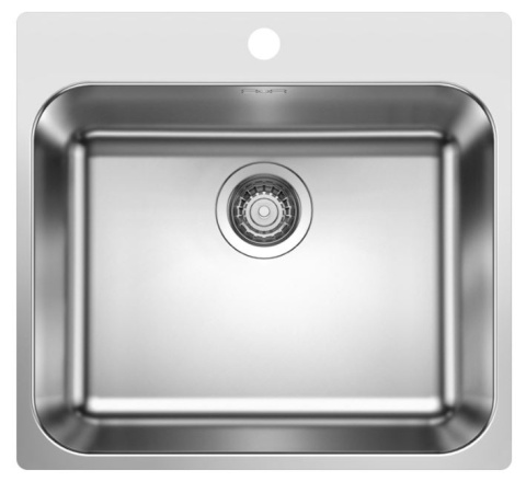 Blanco Supra 500-IF/A R12 Zlewozmywak stalowy jednokomorowy 50x50 cm 526354 Blanco Supra 500-IF/A R12 Zlewozmywak stalowy jednokomorowy 50x50 cm 526354