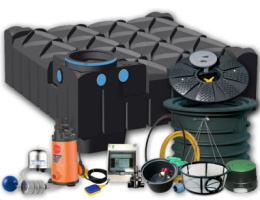 MPI Zestaw ogrodowy Premium ze zbiornikiem F-Line 5000l ZWOP0013